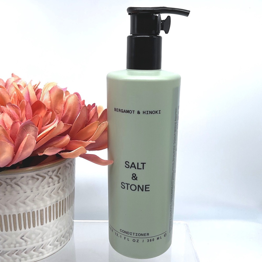 SALT & STONE Bergamot & Hinoki Conditioner Pump Bottle 12.1 Oz 360ml NEW‎